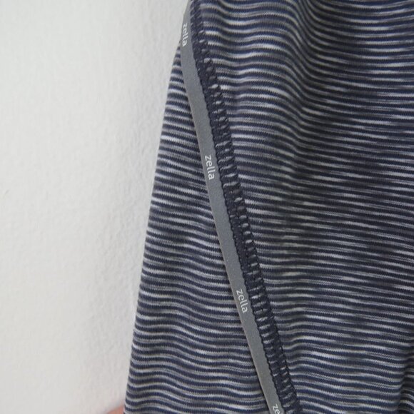 ZELLA Women's Gray-Blue Space Dyed 1/4 Zip Long Sleeve Running Top M - Picture 3 of 9